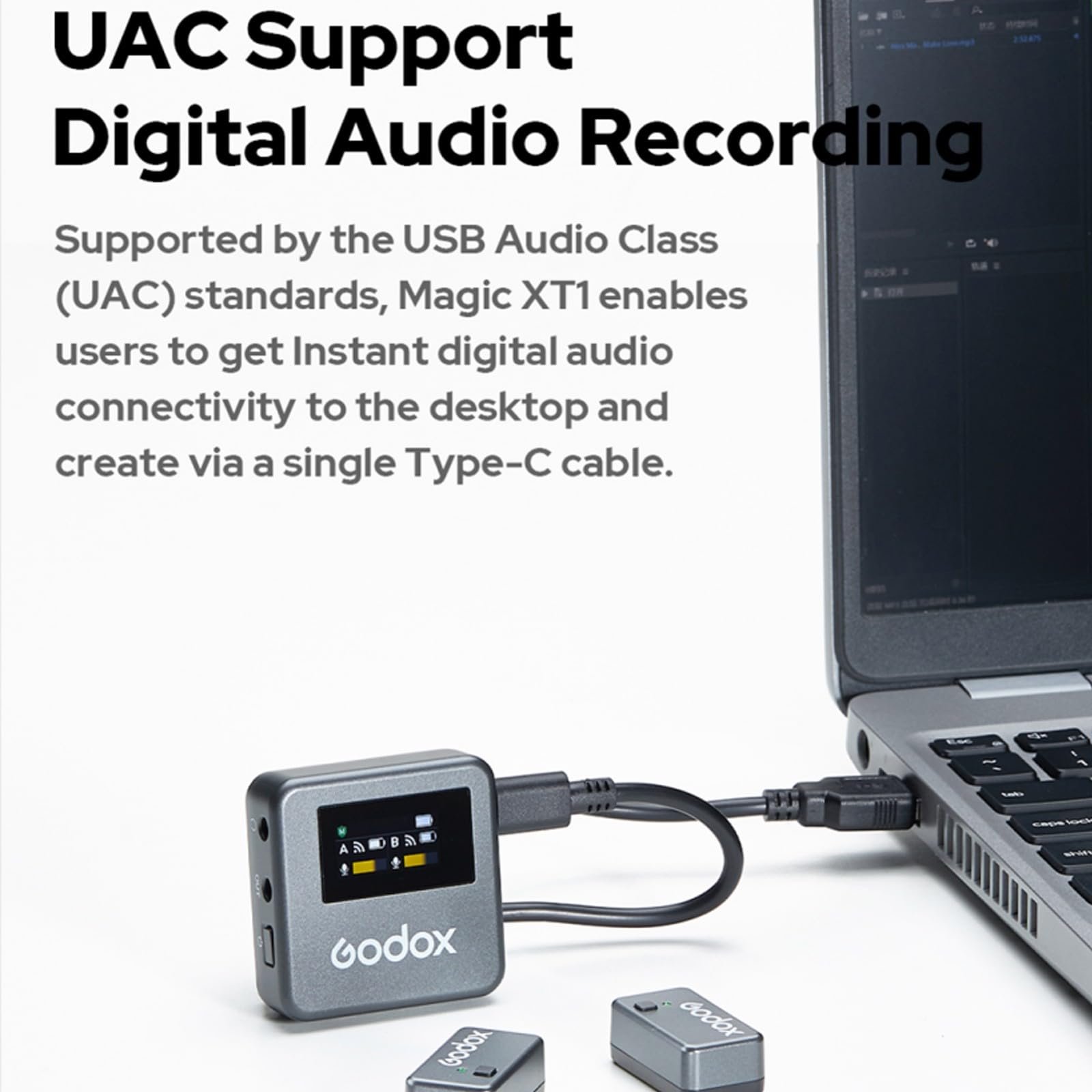Godox Magic XT1 ワイヤレスマイクセット Godox Magic XT1 2.4GHz Wireless Microphone System - Broadway Camera