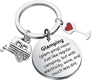 Camper RV Gift Camper Keychain Glamping Lifestyle Gift Camp Lover Camping Gift