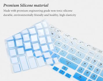 Keyboard Cover 15.6 ASUS TUF Gaming A15 TUF506IV TUF506IU TUF506IU-ES74 FA506 FX502 16.3 ASUS TUF Gaming A17 TUF706IU F17 FX706 ASUS TUF Gaming A15 A17 Keyboard Protection Skin dual blue