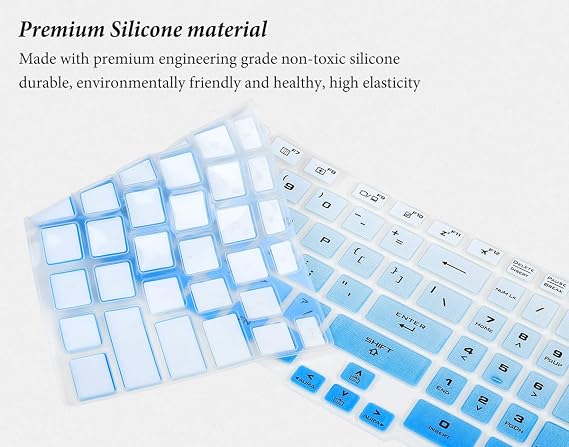 Keyboard Cover 15.6 ASUS TUF Gaming A15 TUF506IV TUF506IU TUF506IU-ES74 FA506 FX502 16.3 ASUS TUF Gaming A17 TUF706IU F17 FX706 ASUS TUF Gaming A15 A17 Keyboard Protection Skin dual blue