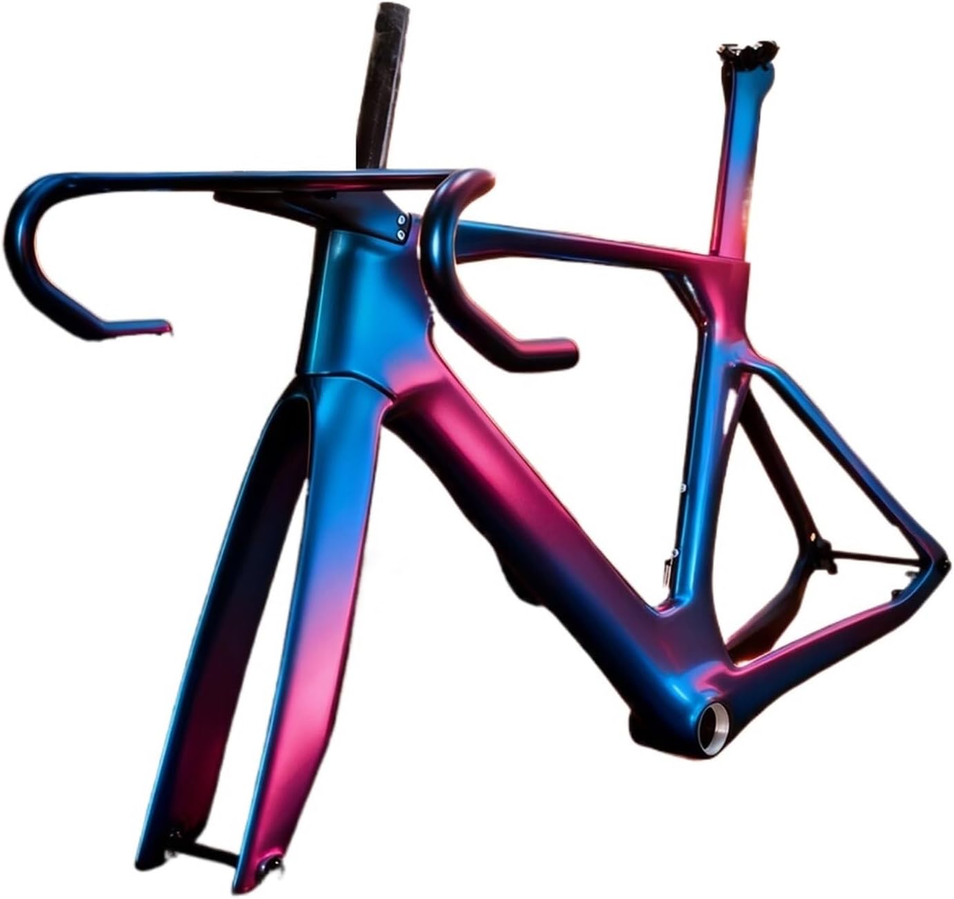 Full Fiber Triathlon Frameset Hidden Cable Disc Brake Road Bike Frame
