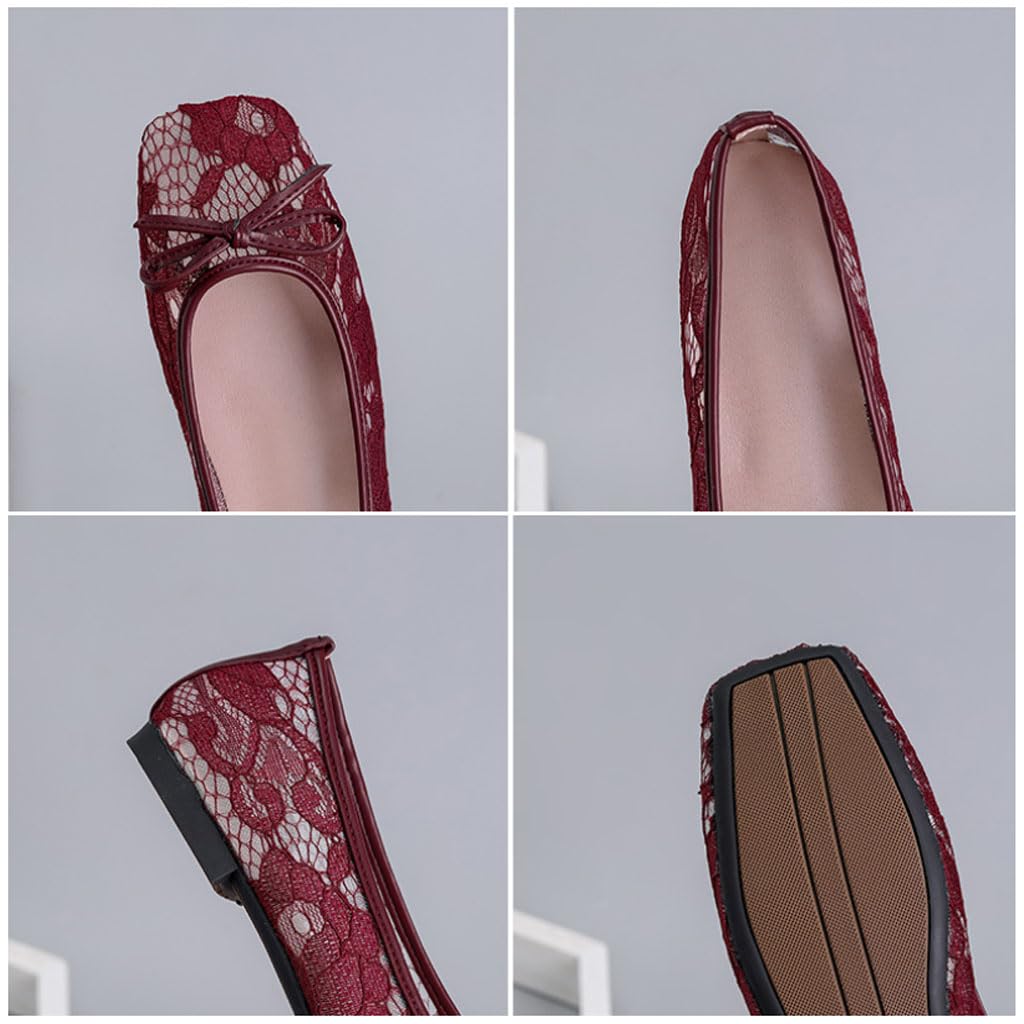 Ballerine da Donna estive, Scarpe Eleganti da Donna con Fiocco, Scarpe da Tempo Libero Traspiranti e comode per Tutti i Giorni e Appuntamenti, Regalo Perfetto per la Fidanzata