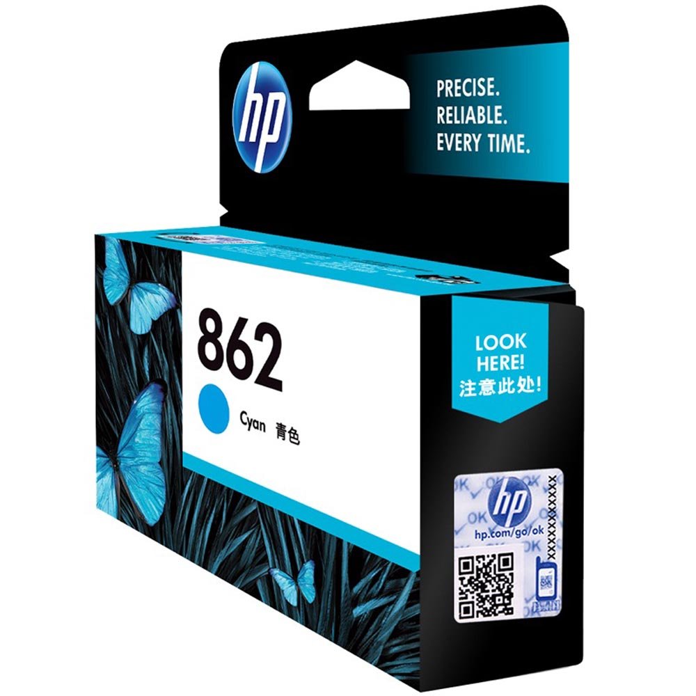HP 862 Ink Cartridge, Cyan 