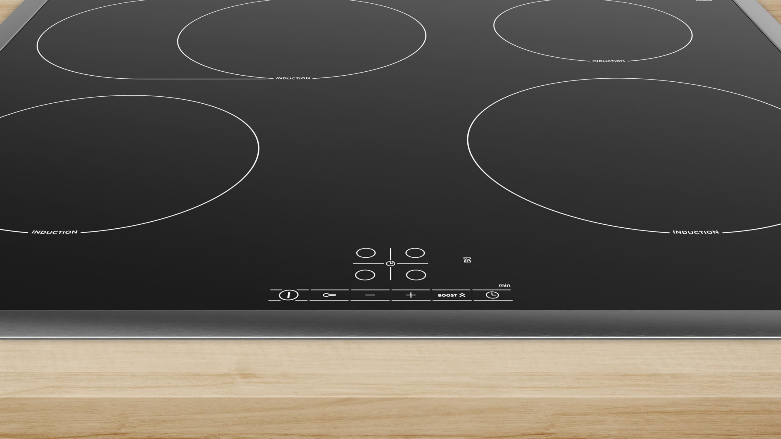 Bosch Serie 4 PIF64RBB5E Induktionskochfeld 60 cm TouchSelect PowerBoost Schwarz