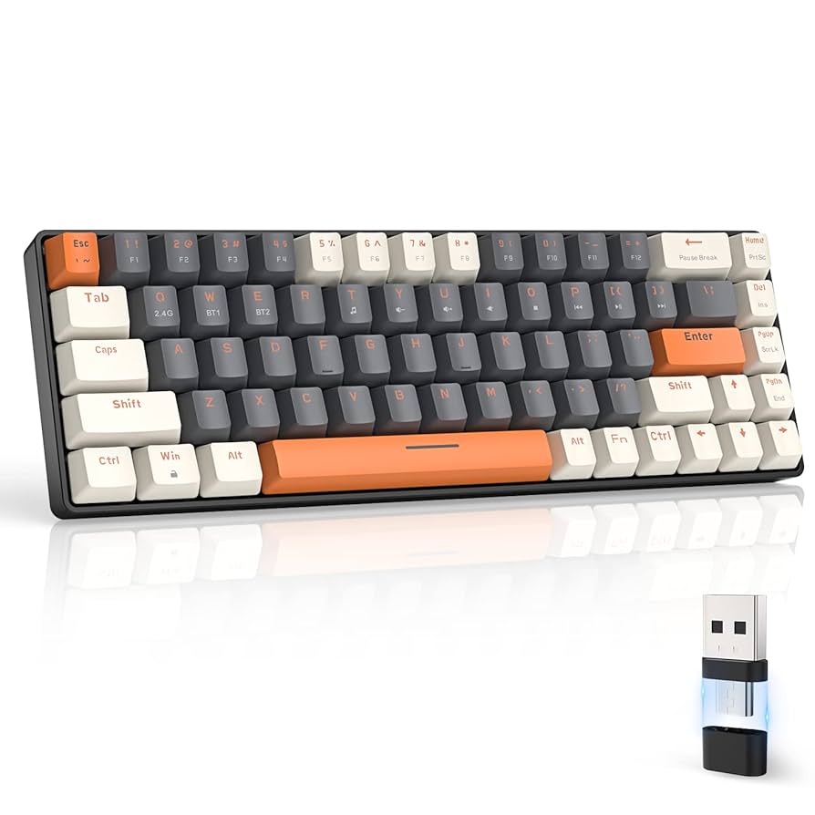 ⭐︎K⭐︎ MELGEEK MADE68 Air 65% Low-Profile Gaming Keyboard with TTC