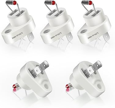 IWIWE Thermal Cut Off Fuse 152C Replacement for Raypak 005899F Zodiac R0012200 Pool Heater Rollout Switch Replacement Kit Swimming Pool Heater Parts Plug Fuse Thermal Fuse Link Accessories5 Pack