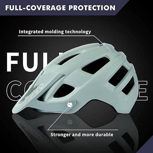 Miniatura 5 de Casco de bicicleta, cascos de bicicleta SIFVO para hombres y mujeres, casco de bicicleta de montaña con visera, cascos para adultos a jóvenes, casco