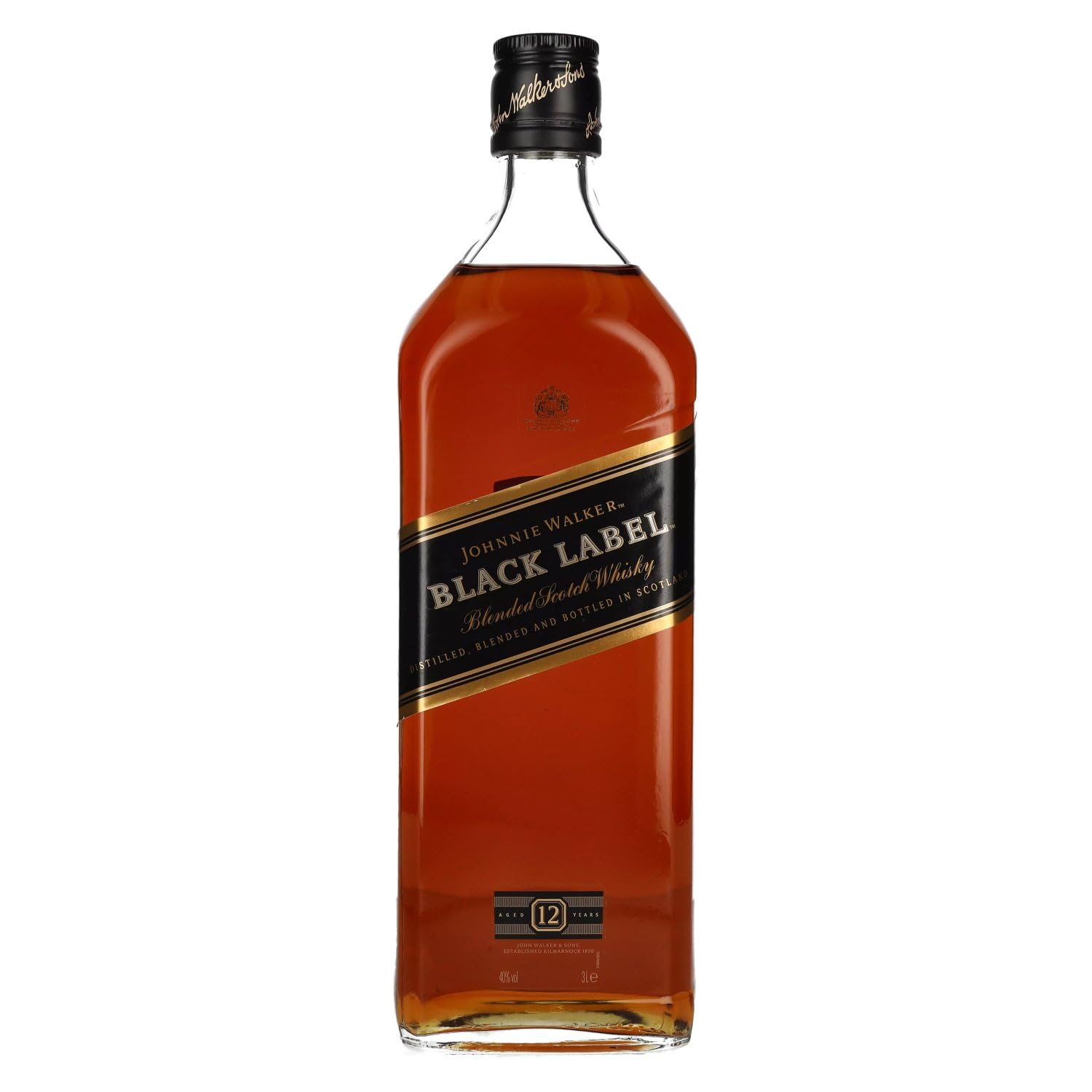 Whisky Johnnie Walker Black Label 3l + Suporte Balanço | Amazon.com.br