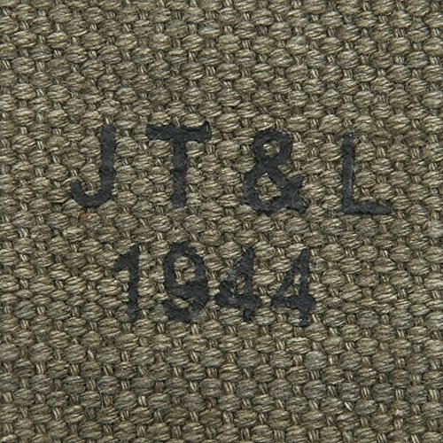 World War Supply US M1 Garand M1923 Cartridge Belt Dark OD Marked JT&L 1944 Will fit up to 49" Waist