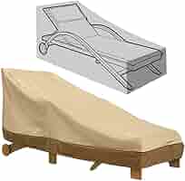 Copertura Impermeabile Per Sdraio - Resistente UV E Vento, Per Esterni, 82x30x31 Pollici - Foto 3