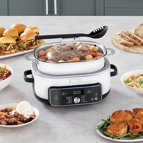 Miniatura 2 de Ninja Foodi PossibleCooker PRO Plus 11 en 1 8.5 cuartos de galón de cocina múltiple (blanco) con sistema de cocción inteligente y termómetro