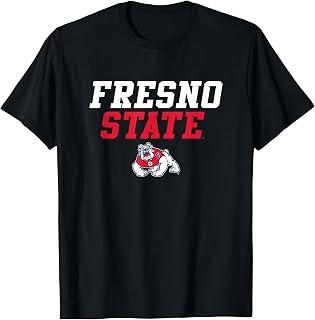 Fresno State University Bulldogs Stacked T-Shirt