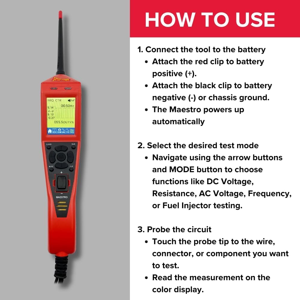 The Maestro Power Probe PPTM01AS - Probador de circuitos