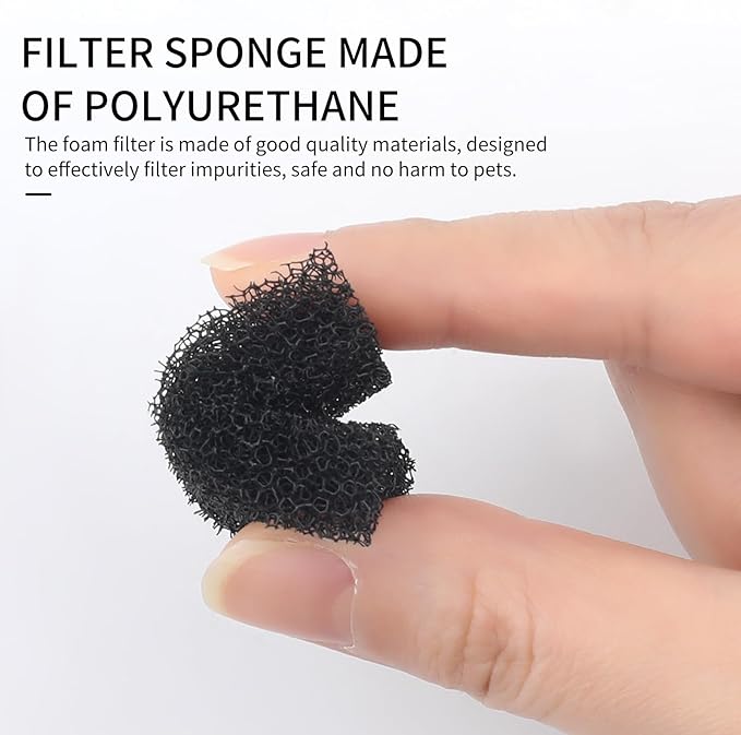 30 Filtros de Espuma para Fuente de Agua Petkit Eversweet 3 Pro/Solo 2/Solo SE miniatura 3