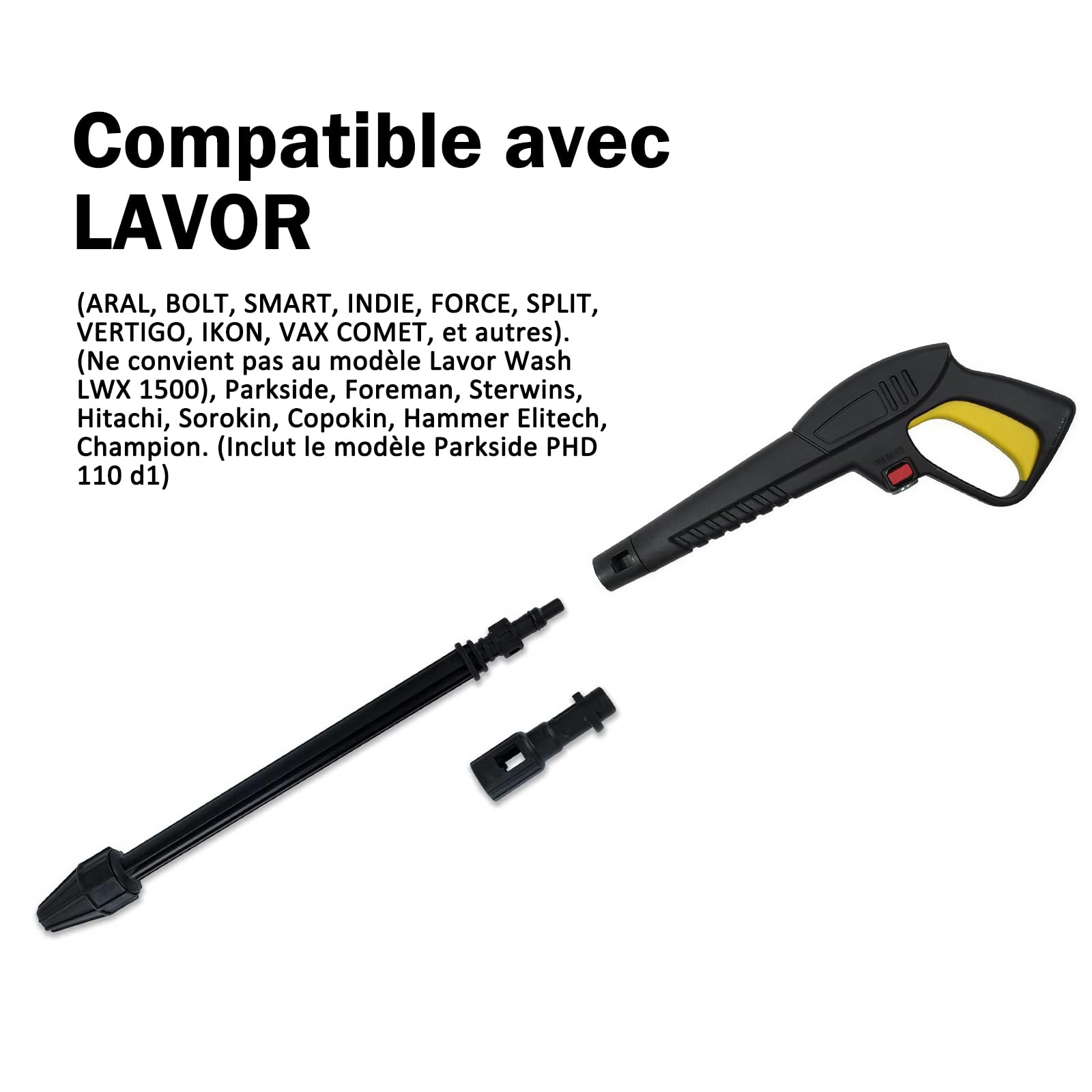 160Bar Rotabuse Compatible avec Karcher, Buse Rotative Compatible avec Parkside/Lavor/Spear and Jackson, Rotabuse K2 K3 K4 K5 K7 Accessoire pour Nettoyeurs Haute Pression