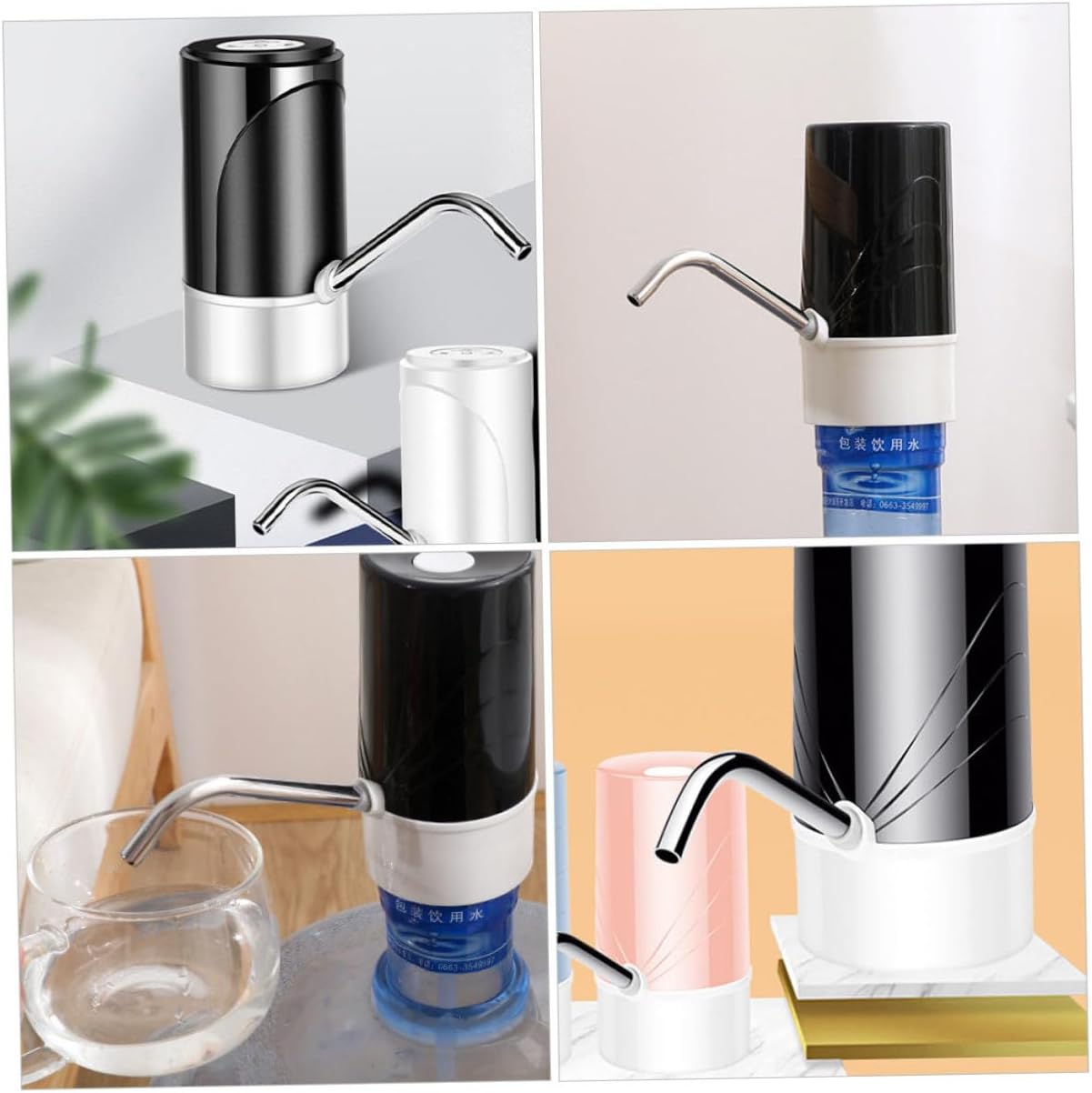 1pc Electric Water Dispenser Barreled Water Pump Quick Outflow Safe for Anywhere