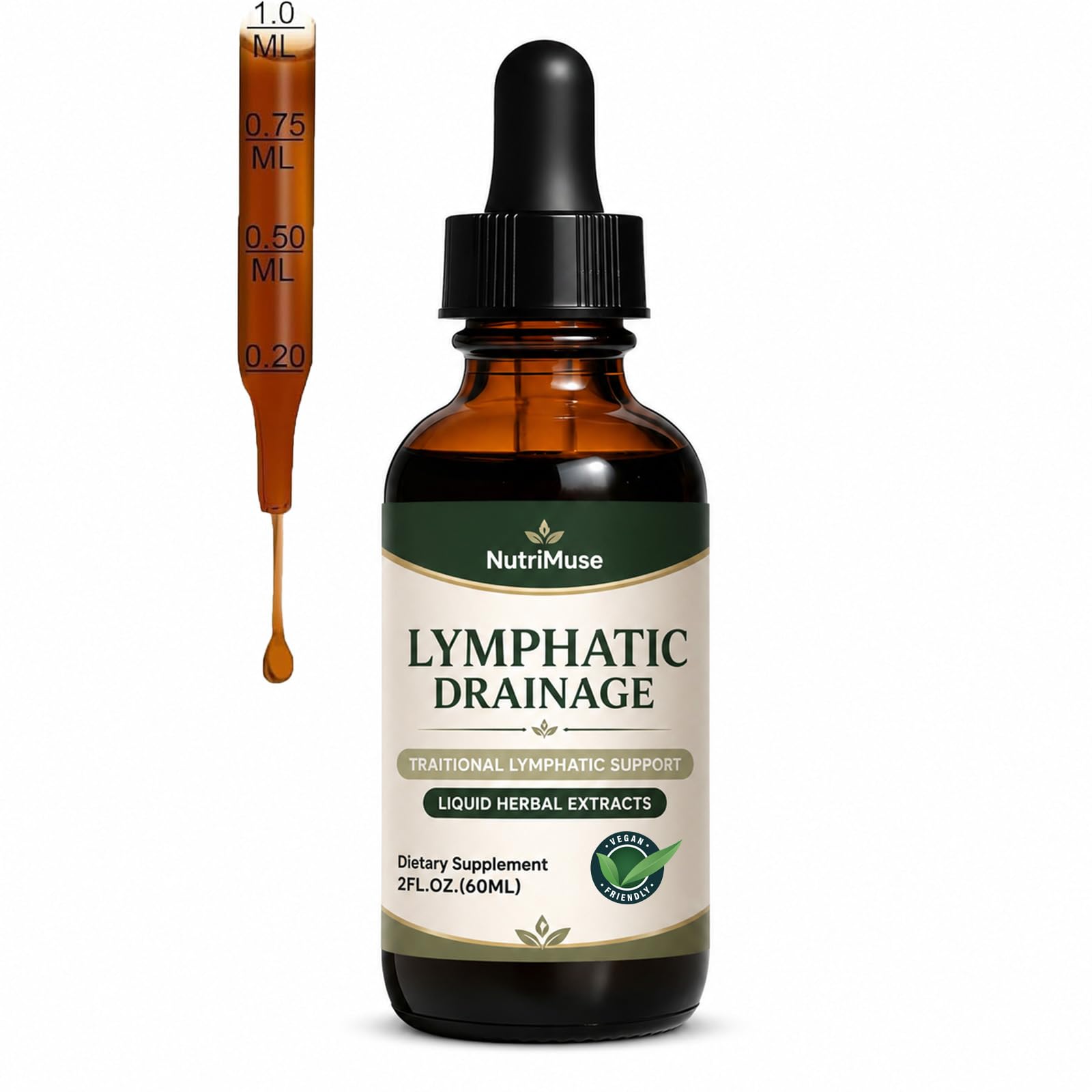 Lymphatic Drainage Drops with Elderberry & Echinacea 1pcs