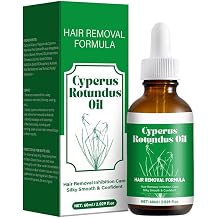 Cyperus Rotundus Oil | Cypress Rotundus Oil for Hair Removal | Reduces Hair Appearance | Soothes and Hydrates Skin,Hair Removal Oil Ideal for All Skin Types, 60ml