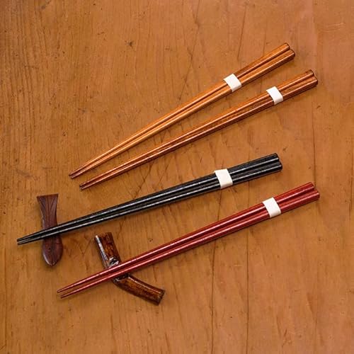 YUS山方漆ソサエティー 拭き漆箸セット 4膳 はし 奥久慈漆 ギフト