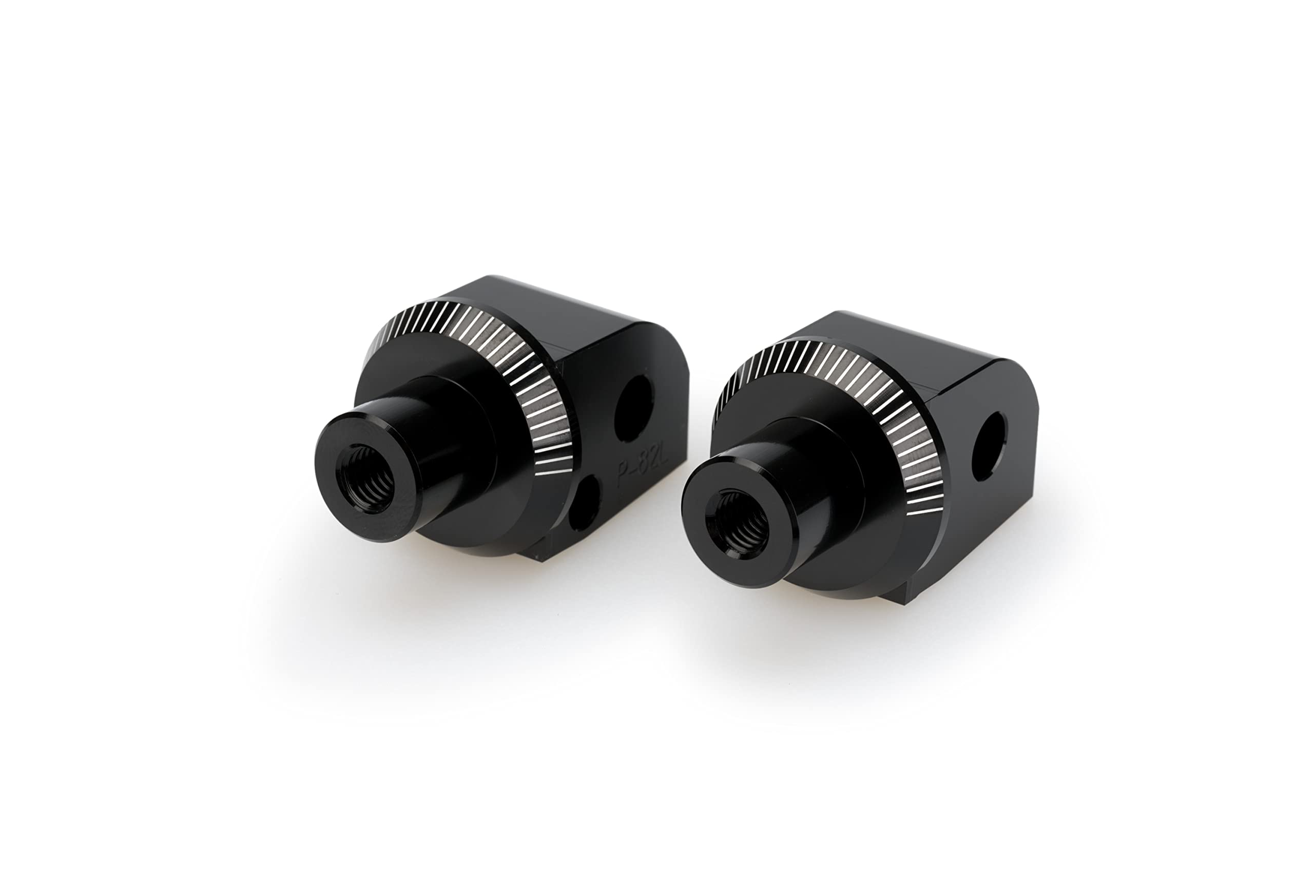 Puig Footpeg Adaptors Passenger | Black | Suzuki Hayabusa GSX1300R 2021>Current