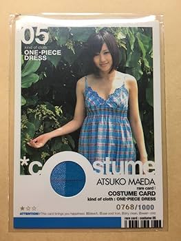 Amazon.co.jp: 前田敦子 トレカ HIT'S 青ワンピース カード ② : おもちゃ