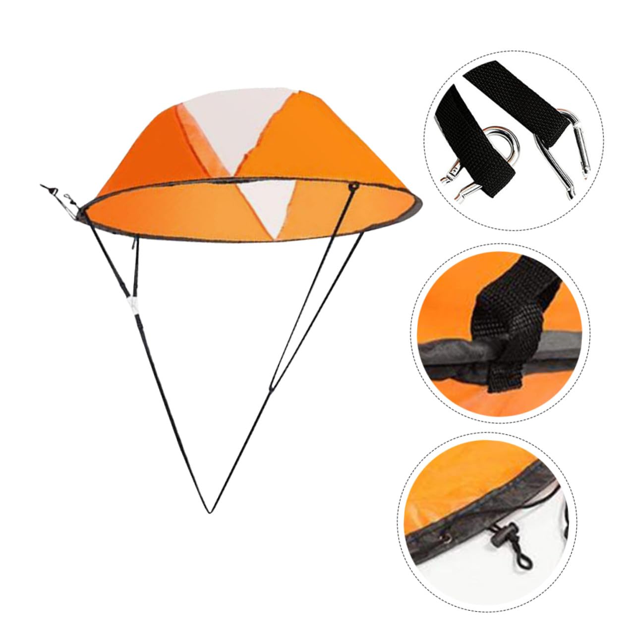 Gatuida Sail de Viento para Kayak Plegable de PVC con Clips, Fácil de Usar y Montar, Adecuado para Canoa Inflable y Navegación Recreativa Portátil
