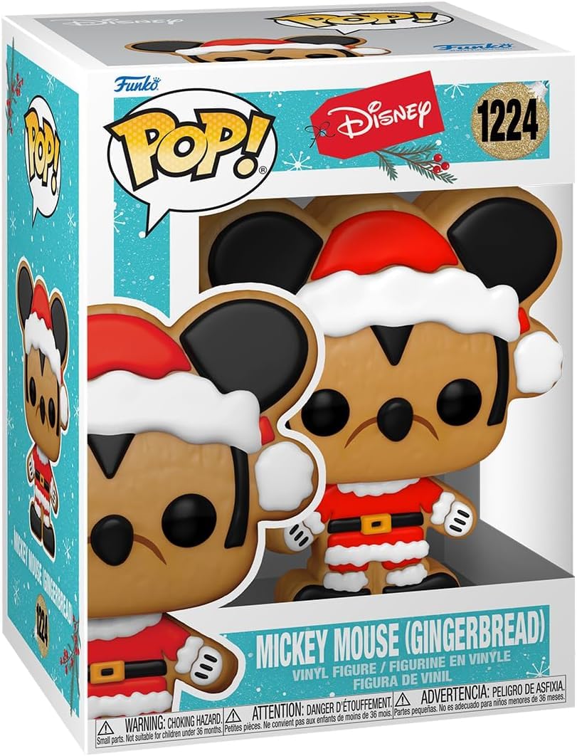 POP Disney Holiday: Gingerbread Santa Mickey Mouse Funko Vinyl