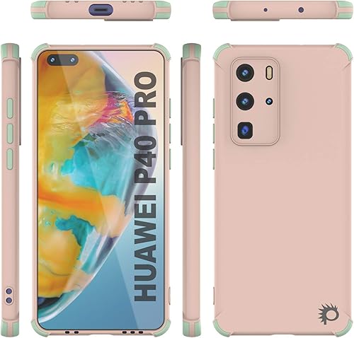 Miniatura 7 de Punkcase Diseñada para Huawei P40 Pro [Serie Sunshine] funda protectora y ligera de TPU con esquinas de absorción de golpes compatible con Huawei