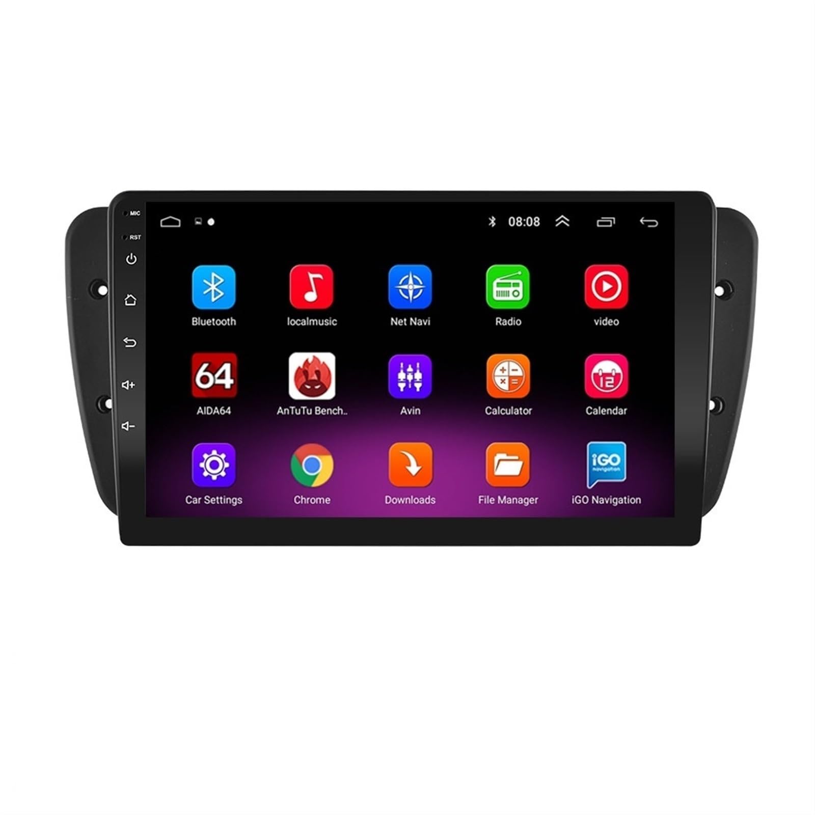 Radio samochodowe z systemem dla Android 9.0, Seat
