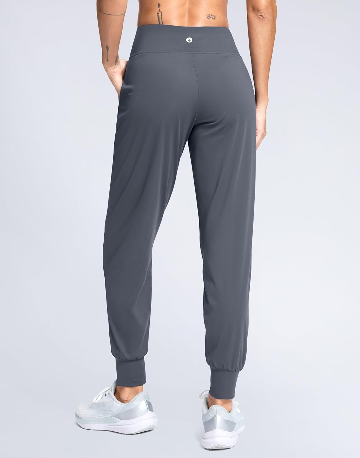 SANTINY Women's Joggers Pants with Pockets Lightweight High Waisted Athletic Gym Workout Pants for Women Yoga Travel - Image 2