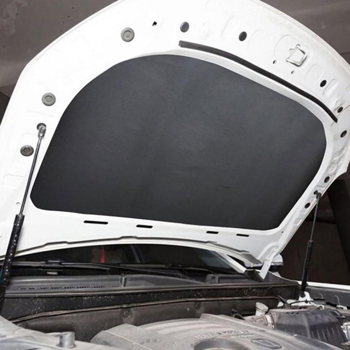 2 Stück Auto Schalldämmmatte 50X100cm Hitzebeständige Isoliermatte für Motorraum Wärme und Schalldämmendes Dämmmaterial für Ruhige Fahrt