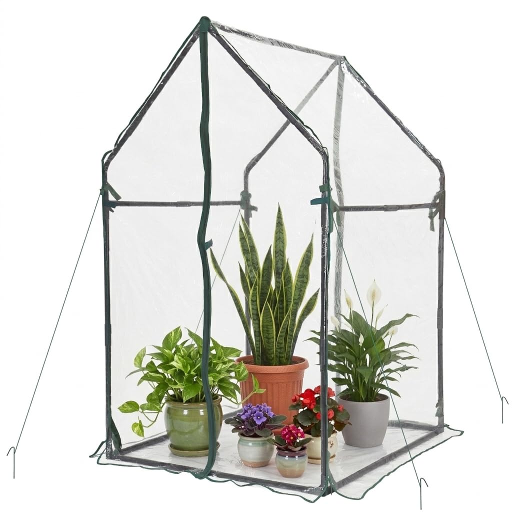 Amazon.com : Gardzen Mini Greenhouse Heavy Duty Portable Green