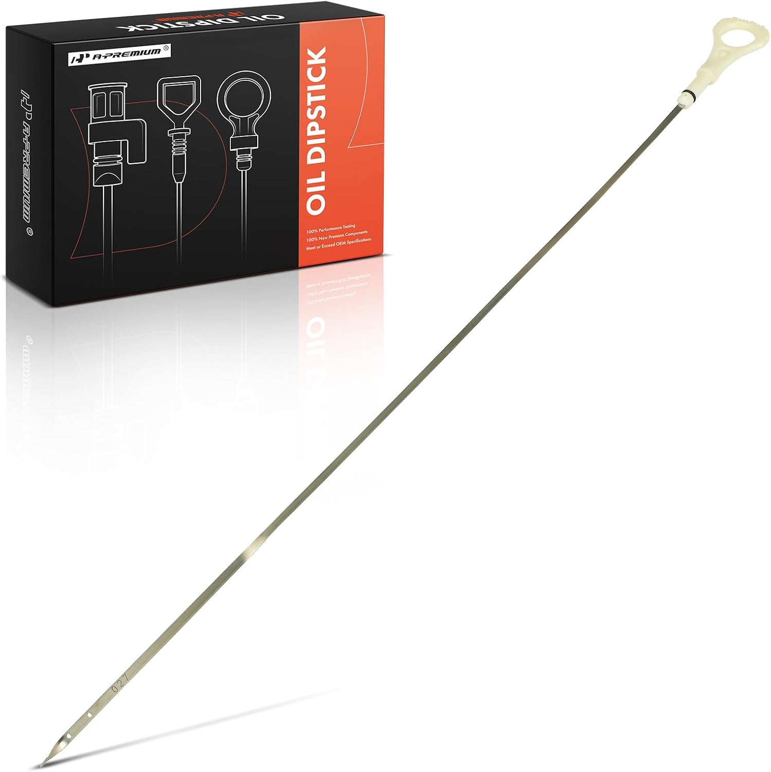 A-Premium Engine Oil Dipstick Compatible with Mitsubishi L200 2008-2015, Engine Oil Measuring Rod Dip Stick