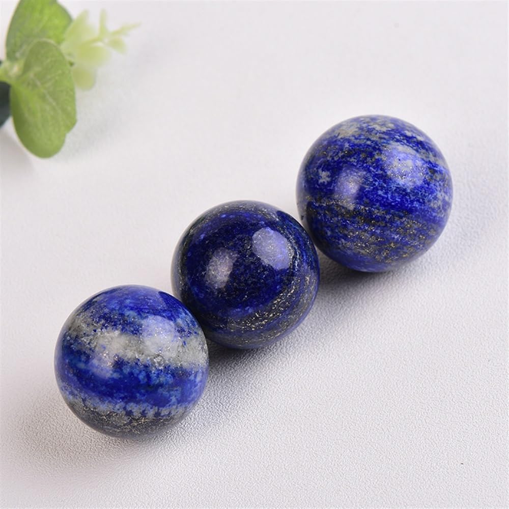 1pcs Lapis Lapis Quartz Ball Polished Globe Crystal Ball Stone Home Decor Beautiful Keepsake Gift Ornaments (Size : 60-70mm)
