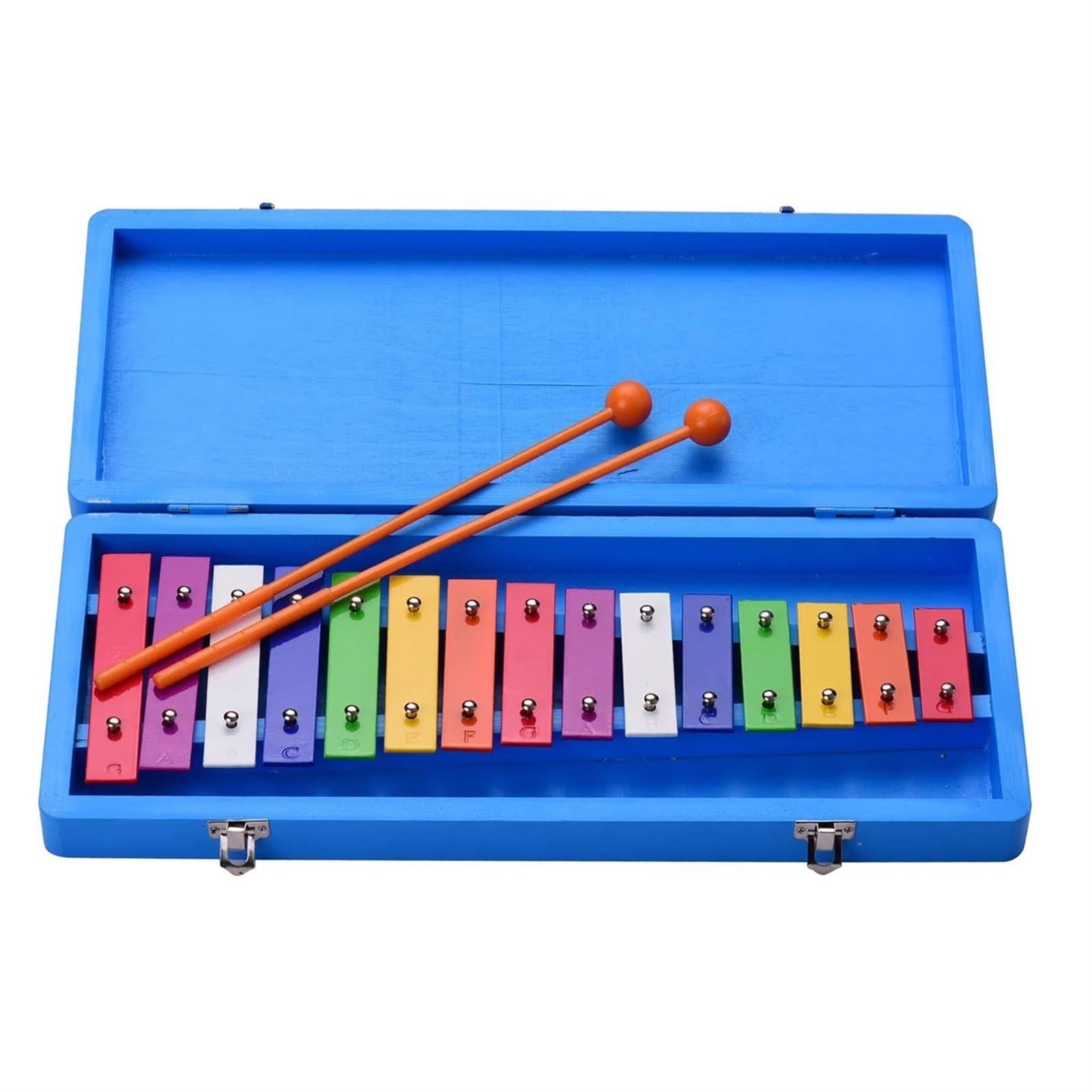 Strumento Xilofono Xilofono Glockenspiel A 15 Tasti Strumento A Percussione Musicale Colorato Con Custodia