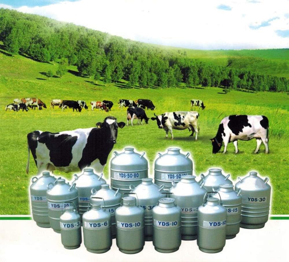Cryogenic Liquid Nitrogen Storage Tank YDS series Portable Liquid Nitrogen Container Barrel(2L 50mm)