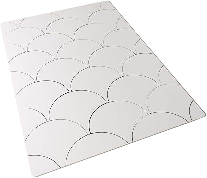 Bessie Bakes Scalloped Tiles Replicated Photography Backdrop 2 Feet Wide x 3 Feet Long 3 mm Thick