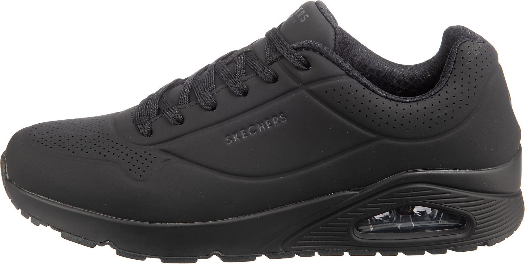 Image secondaire de Baskets Homme Skechers Uno Stand On Air - Confort et Style Noir