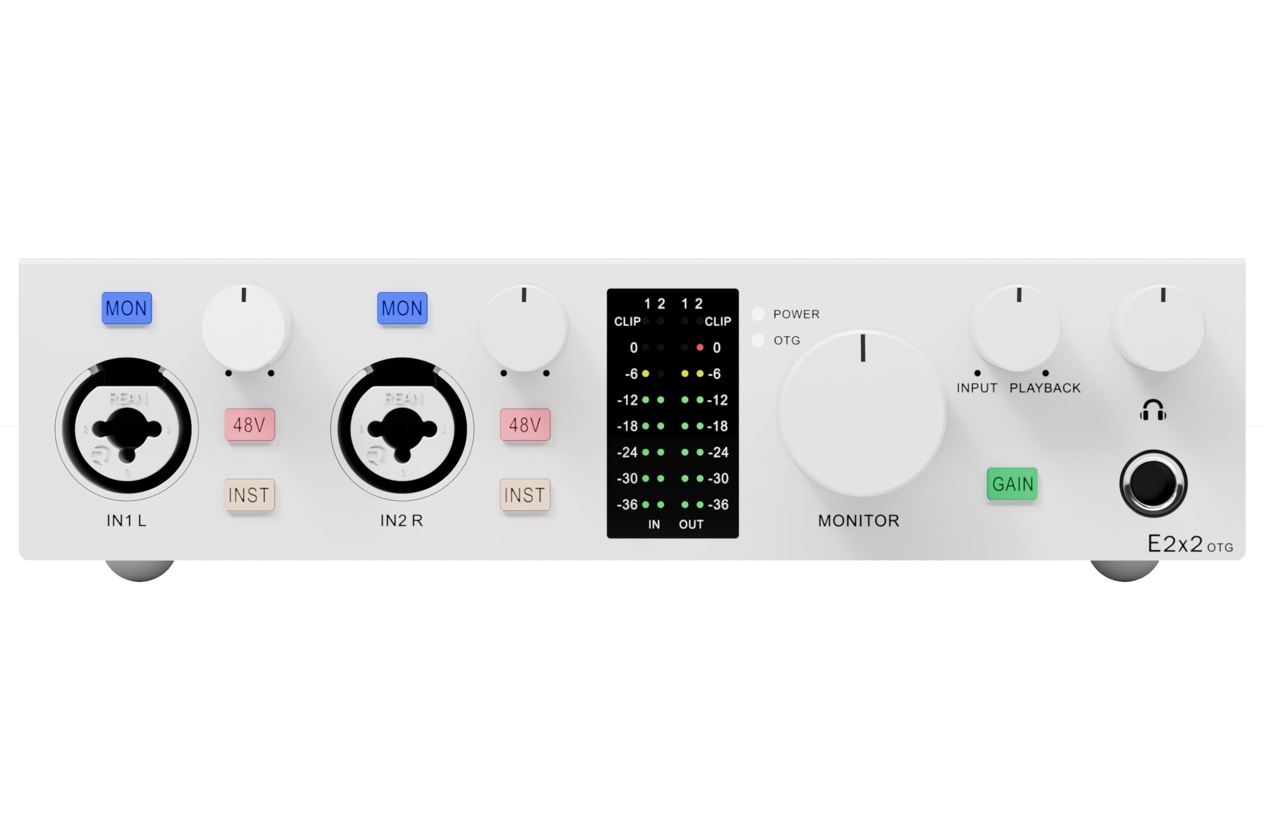DTM・DAW TOPPING E2X2 OTG TOPPING E2x2 OTG USB Audio Interface - Ultra-Linear Preamp