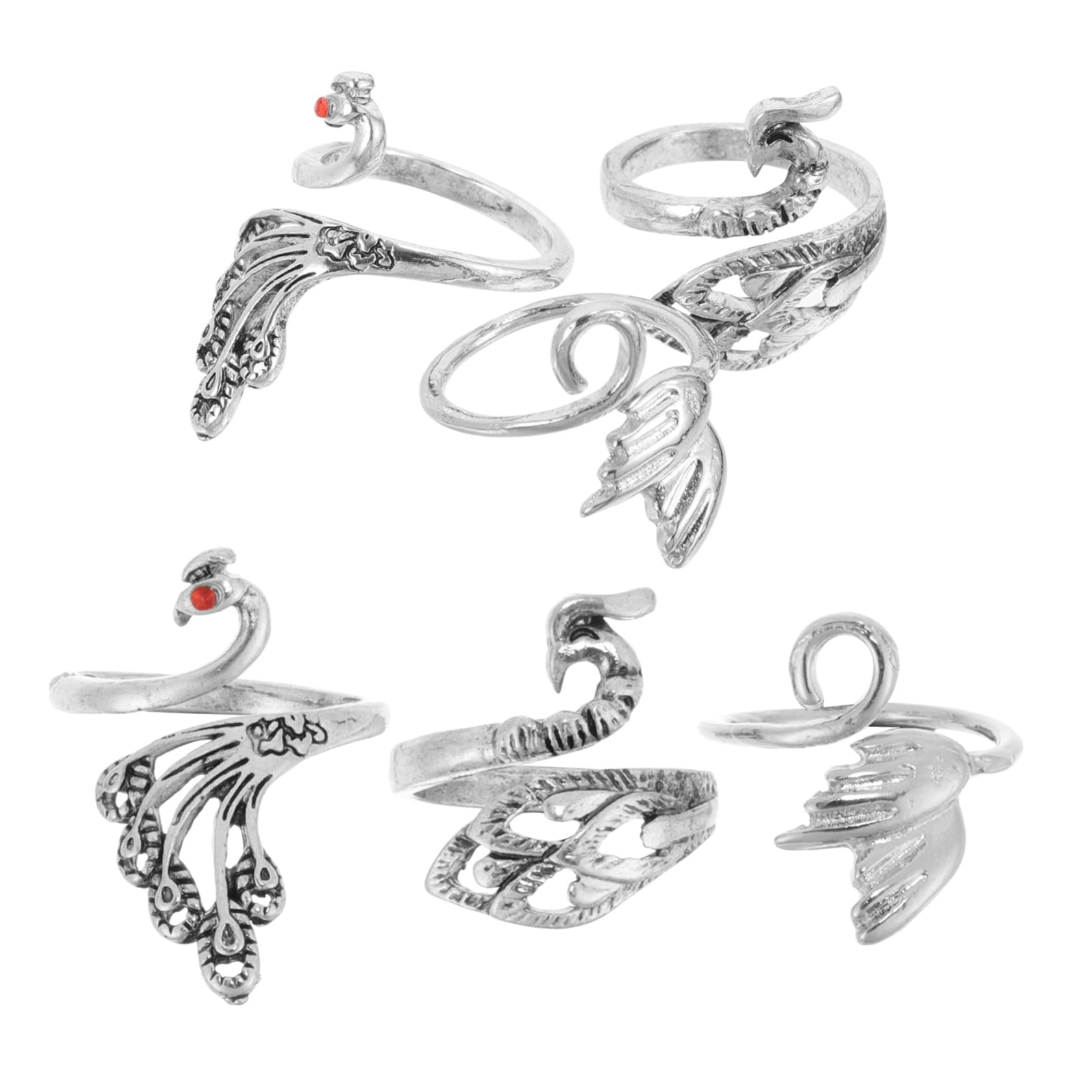 HOMSFOU 5 Set Uncinetto Regolabili da Tensione per Lavoro Accessori Versatili per Cucire E Fai da Te per Uncinetto E Intrecciatura 6 Pezzi*5