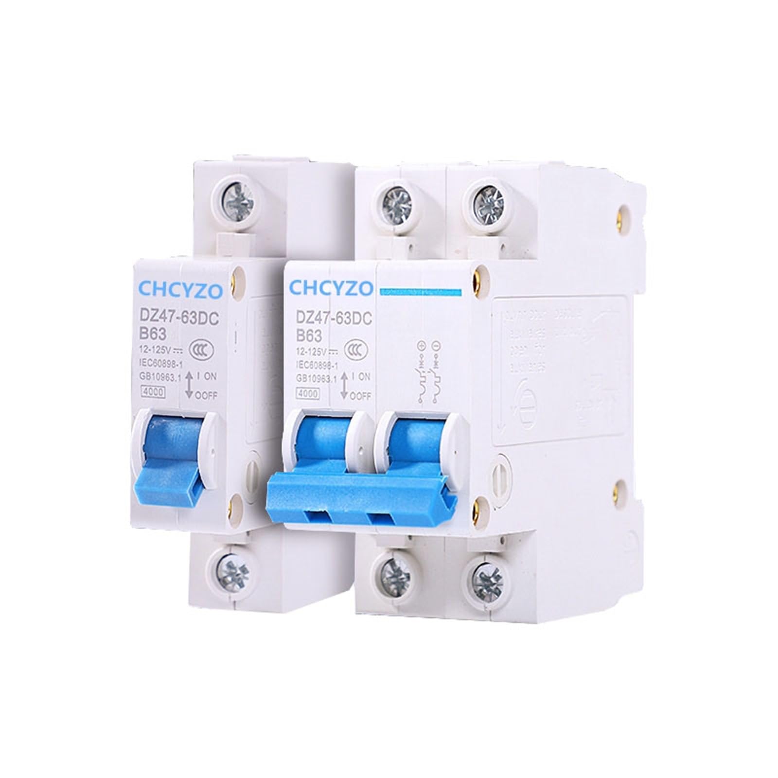 Disjoncteur DC 25A pour batterie de voiture électrique et circuit 12V-125V