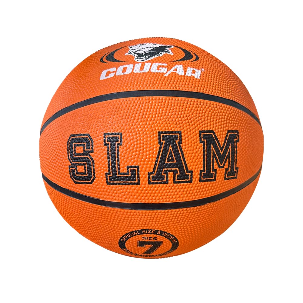Cougar Basketball SLAM | Professional Match Ball for Indoor & Outdoor Games & Training for Kids & Adults | Size 7 (Orange) (B0CDC7X93J) Amazon Price History, Amazon Price Tracker