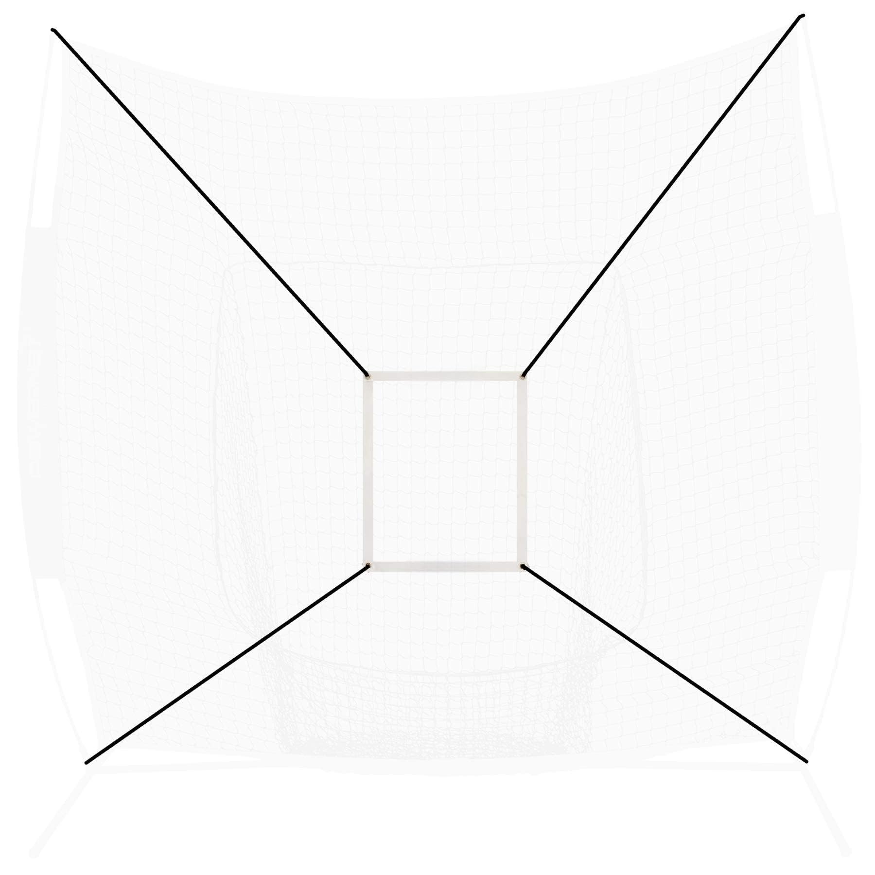 THE WHITE SHOP Strike Zone Attachment Only | Work on Pitching Drills and Location Accuracy | Solo or Team Pitcher Training Aid | Instant Feedback on Strikes or Balls Location