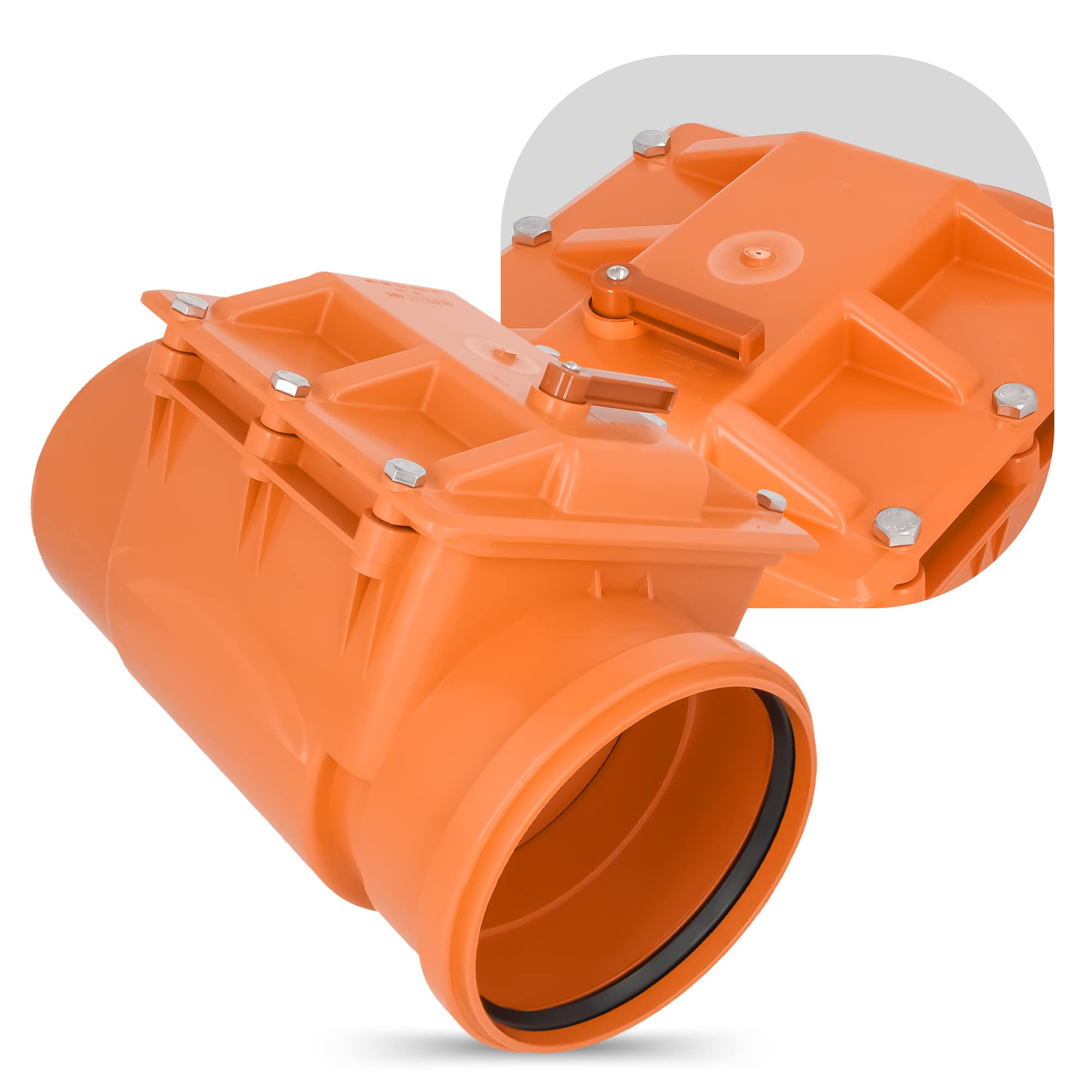 1 Pièces Clapet Anti-retour En Plastique Enfichabl... - Grandado