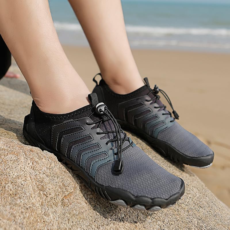 Quick-Dry Barefoot Water Shoes Aqua Socks Non-Slip Beach Swim Shoes for Women Men3