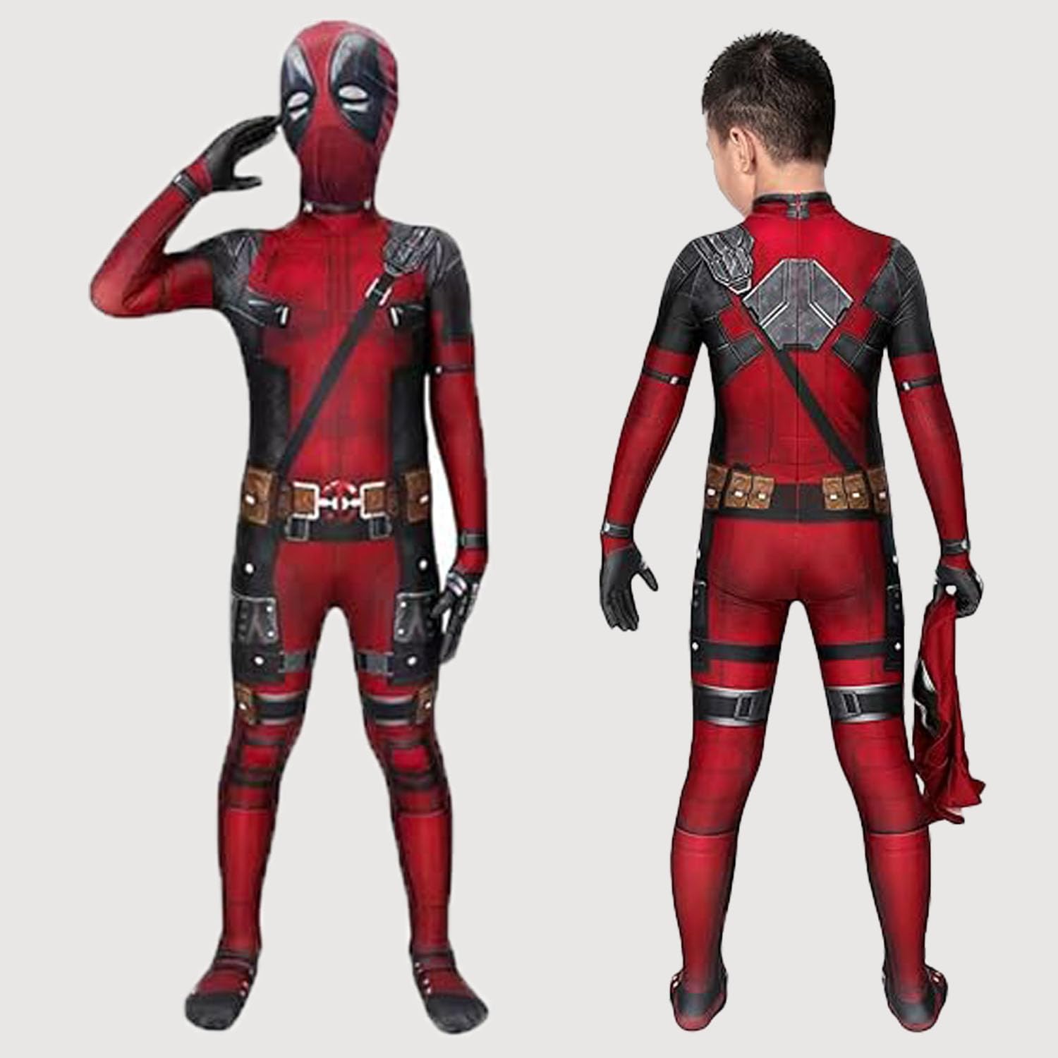 Amazon.co.jp: [yomaxer] デッドプール ハロウイン 衣装 タイツ 子供