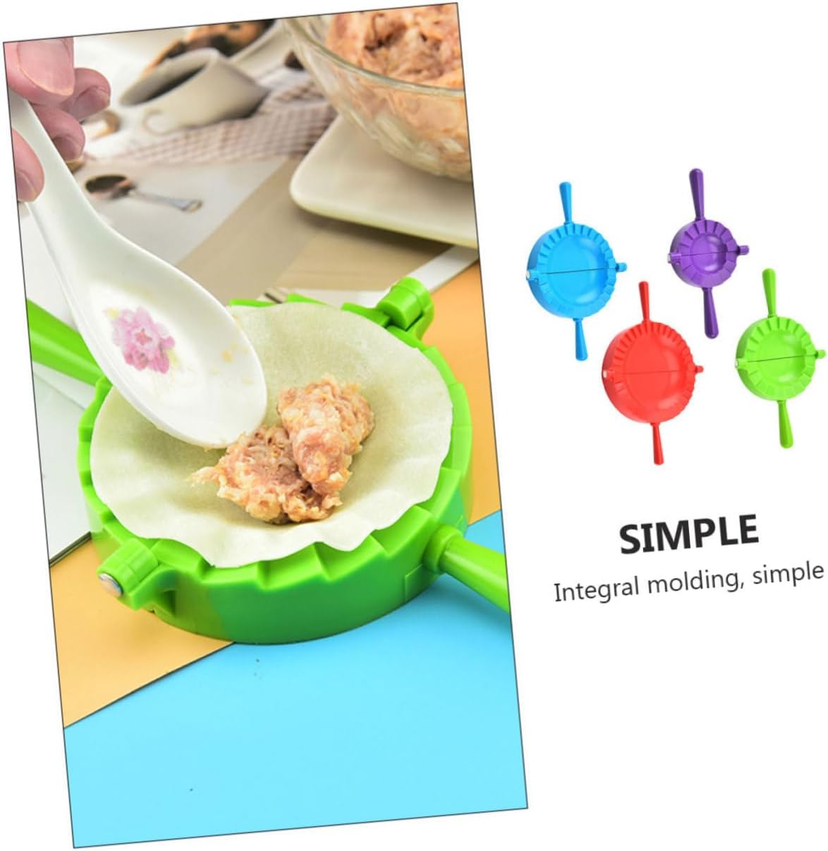 Complete Dumpling Tools Set Molds Cutters Simple Design Perfect for Home Use