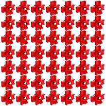 Hedume 50 Pack Horizontal Poultry Water Nipples, Automatic Side Mount Chicken Drinkers for Ducks, Quail and Other Poultry