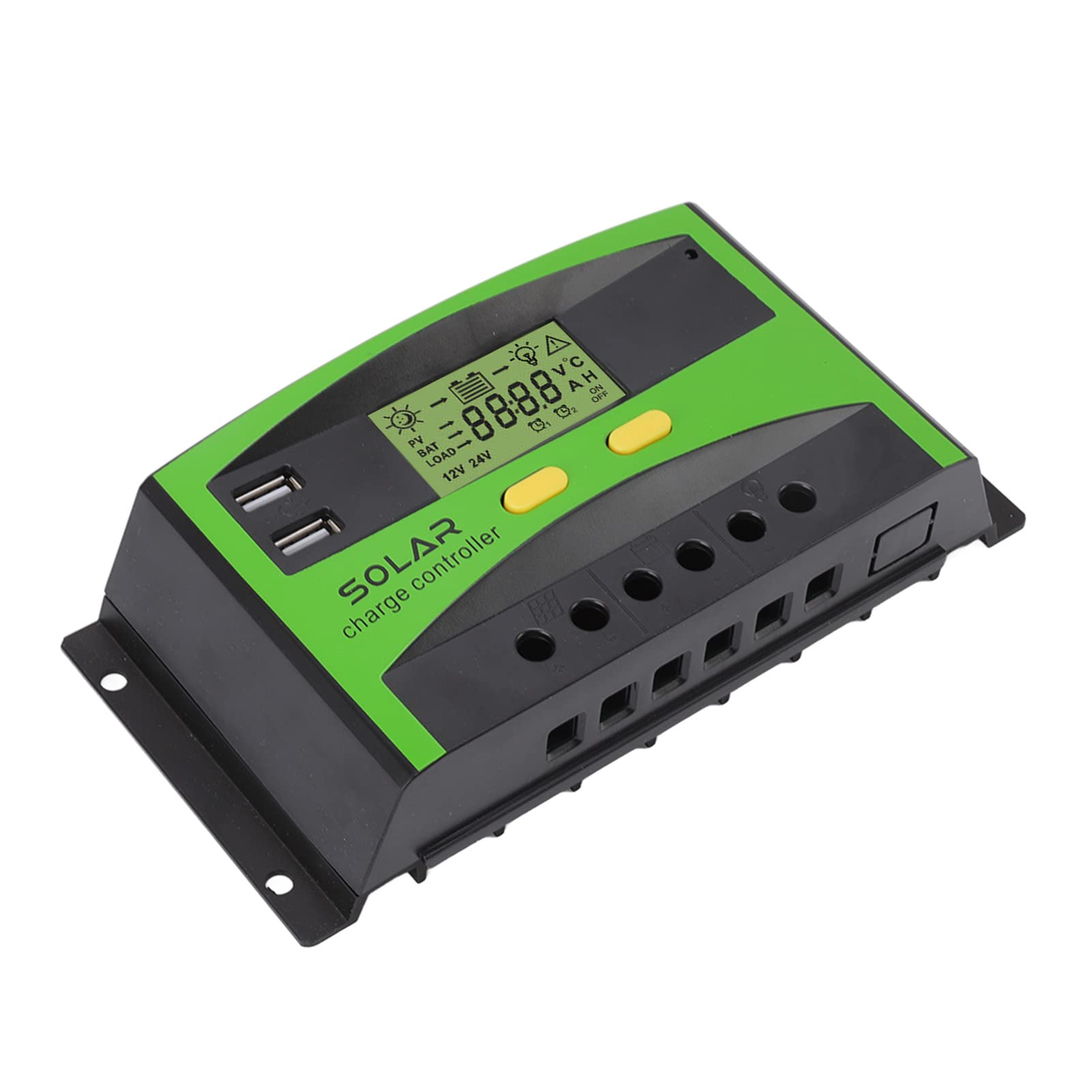Contrôleur de charge solaire PWM 60A KUIDAMOS compact avec écran LCD