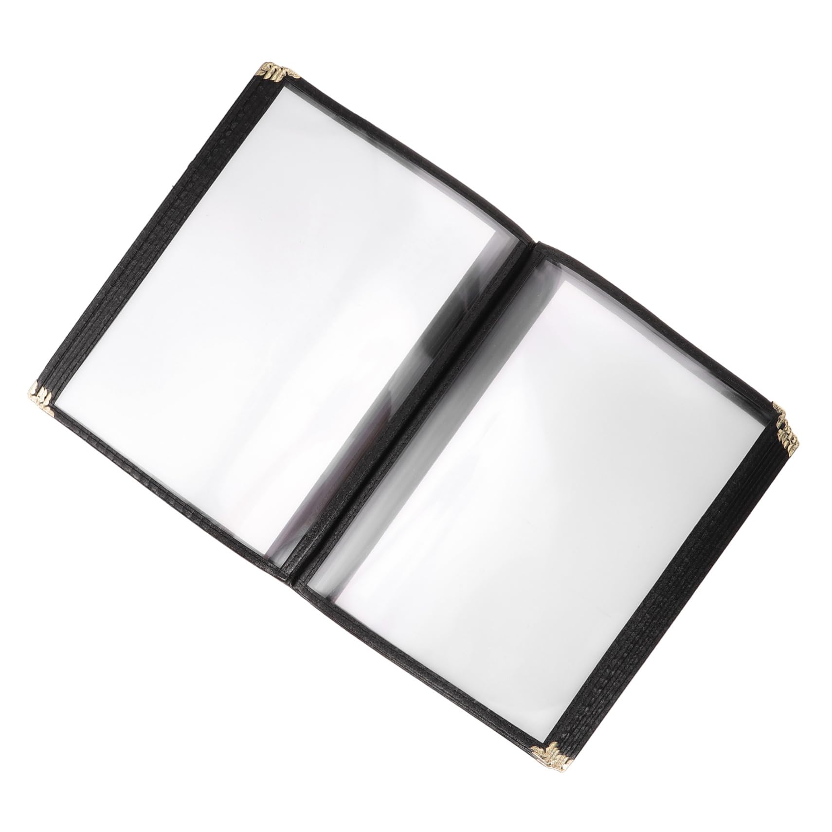 Cabilock PVC Menu Book Cover Restaurant Menu Display Holder A4 Protective Case Stylish Modern Protection